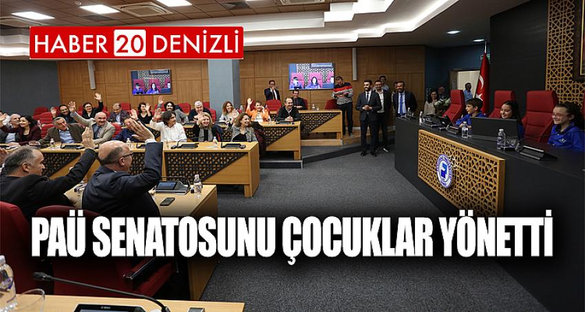 PAÜ Senatosunu Çocuklar Yönetti