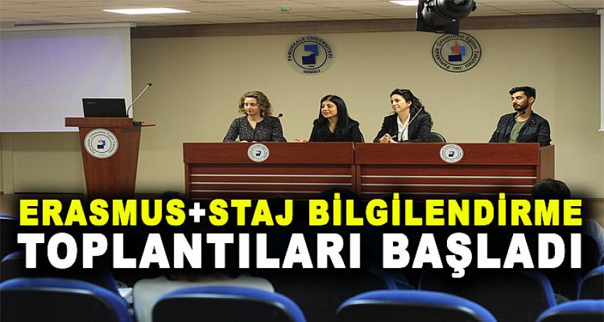 ERASMUS+STAJ BİLGİLENDİRME TOPLANTILARI BAŞLADI