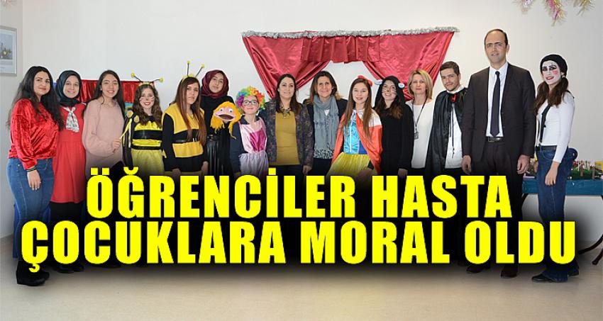 Öğrenciler Hasta Çocuklara Moral Oldu