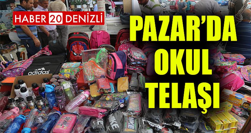 PAZAR’DA OKUL TELAŞI