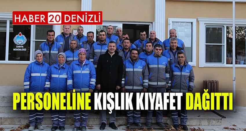 ÇAMELİ BELEDİYESİ PERSONELİNE KIŞLIK KIYAFET DAĞITTI