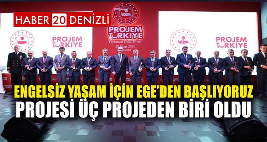 ‘’ENGELSİZ YAŞAM İÇİN EGE’DEN BAŞLIYORUZ’’ PROJESİ ÜÇ PROJEDEN BİRİ OLDU