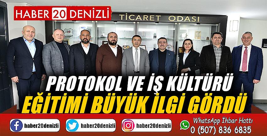 Protokol ve İş Kültürü Eğitimi Büyük İlgi Gördü