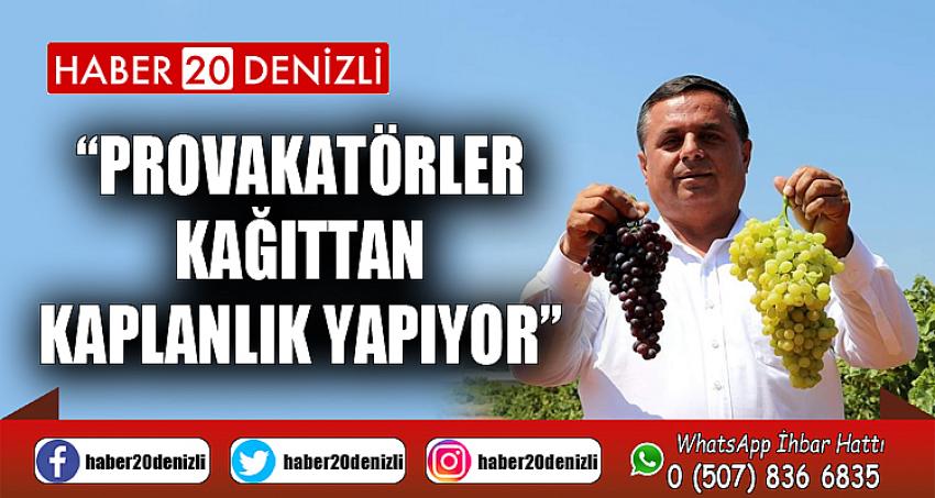 Üzüm satamayan belediye başkanı isyan etti