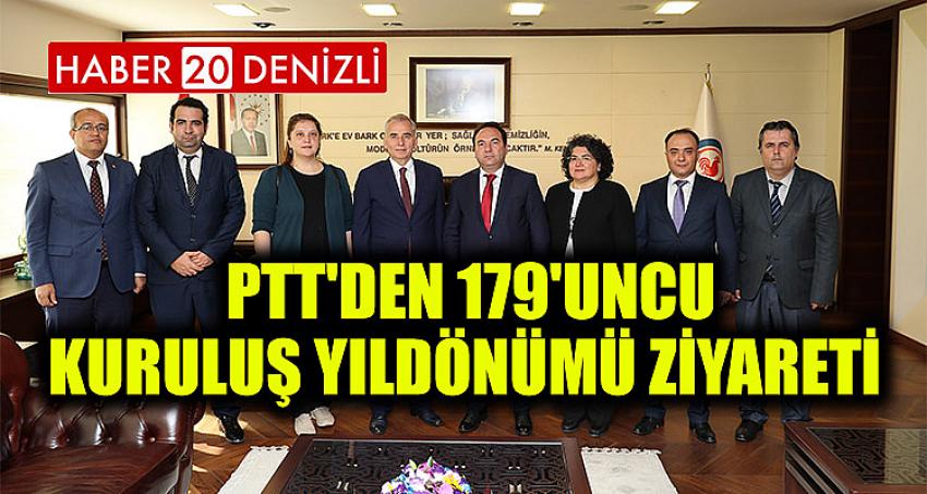 PTT'den 179'uncu kuruluş yıldönümü ziyareti