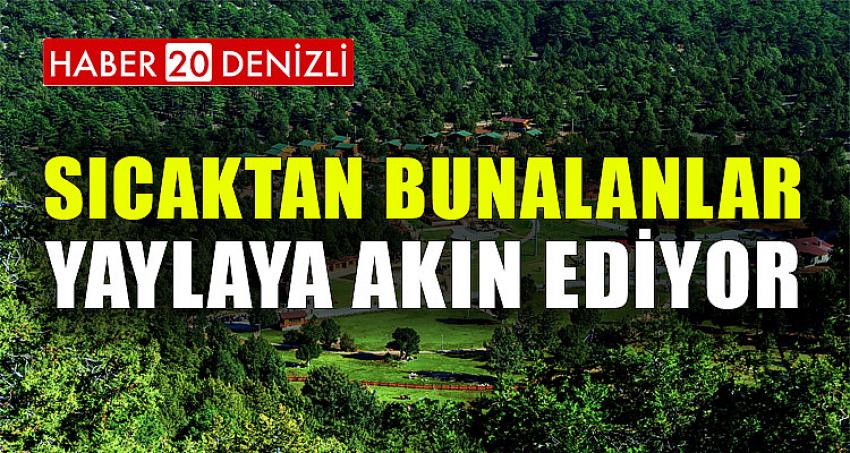 Sıcaktan bunalanlar yaylaya akın ediyor