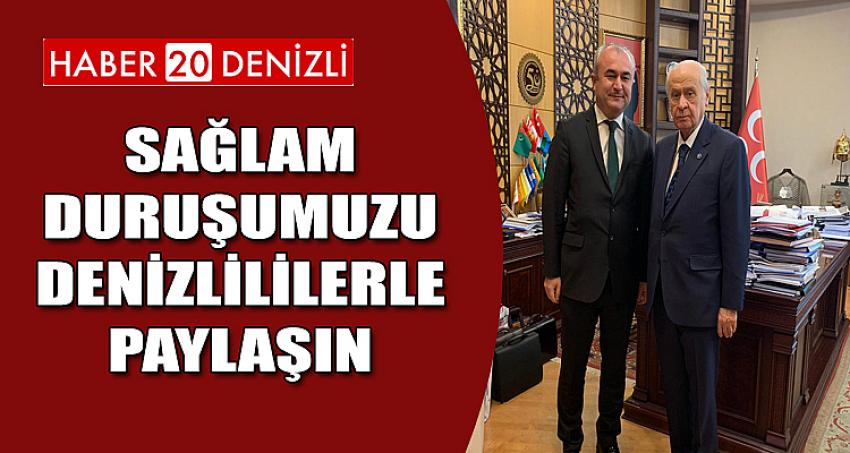 “SAĞLAM DURUŞUMUZU DENİZLİLİLERLE PAYLAŞIN”