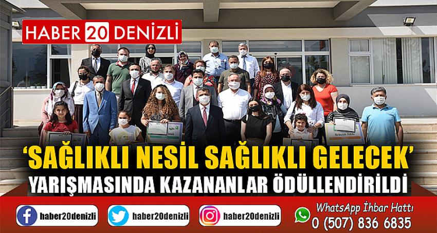  ‘Sağlıklı Nesil Sağlıklı Gelecek’ yarışmasında kazananlar ödüllendirildi