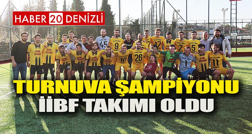 Öğrenci Futbol Turnuvası’nın Şampiyonu İİBF Takımı Oldu