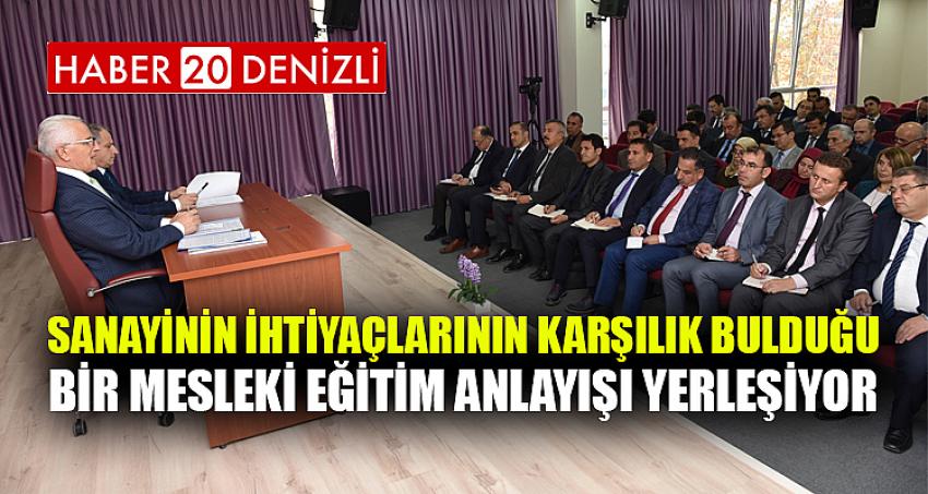 Sanayinin İhtiyaçlarının Karşılık Bulduğu Bir Mesleki Eğitim Anlayışı Yerleşiyor