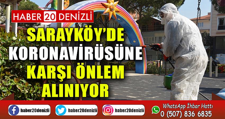 Sarayköy’de koronavirüsüne karşı önlem alınıyor