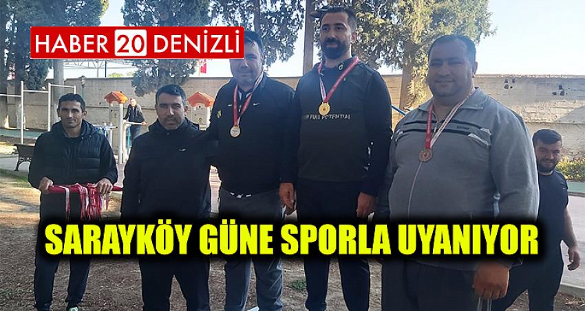 SARAYKÖY GÜNE SPORLA UYANIYOR