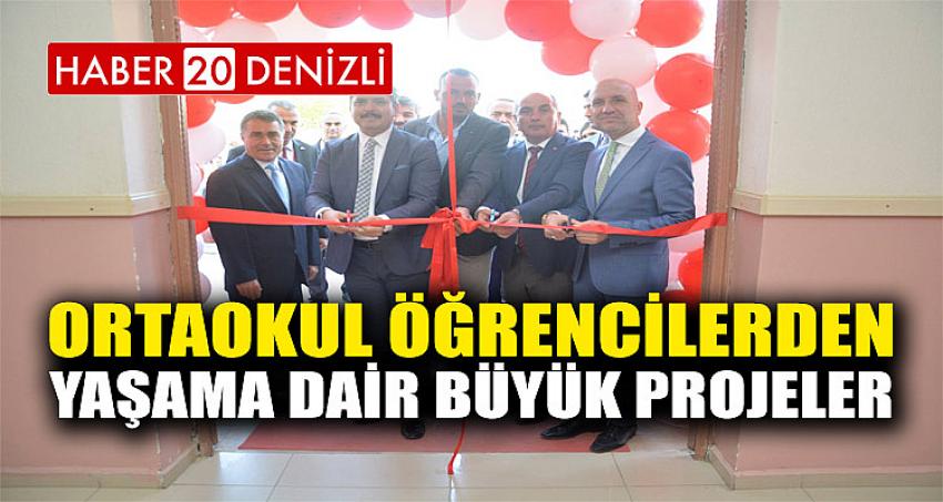 Ortaokul öğrencilerden yaşama dair büyük projeler