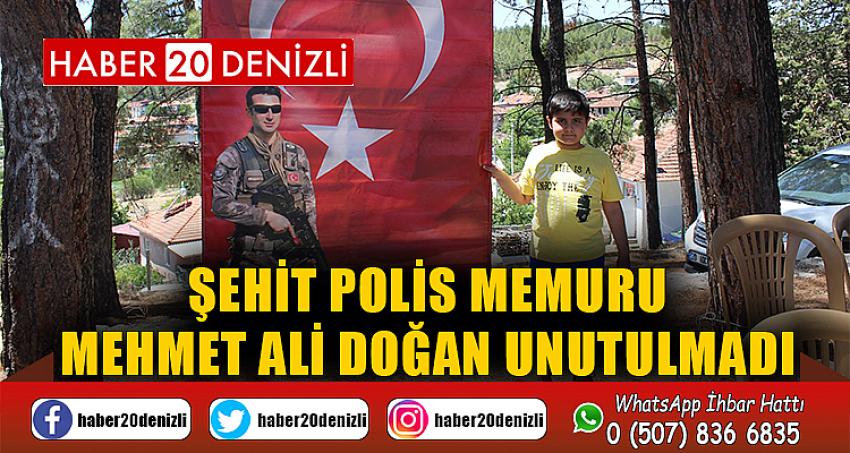  Şehit polis memuru Mehmet Ali Doğan unutulmadı
