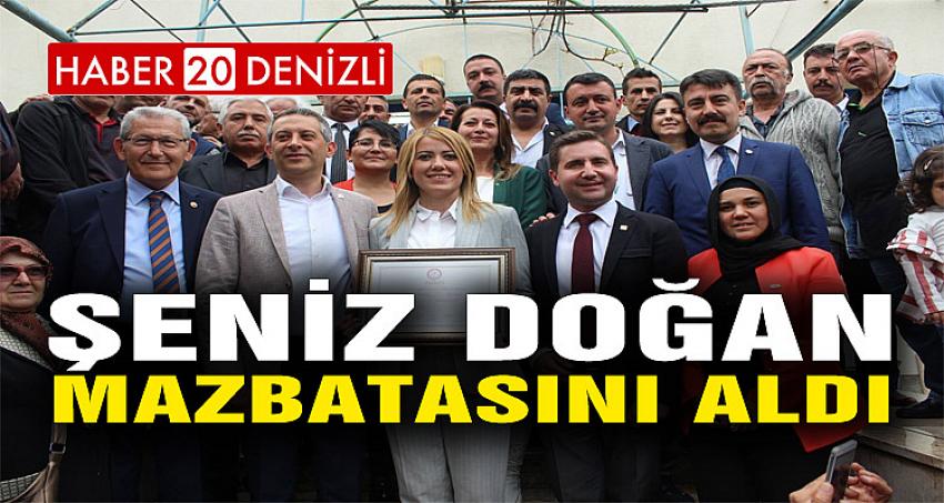 ŞENİZ DOĞAN MAZBATASINI ALDI