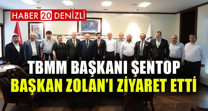 TBMM Başkanı Şentop, Başkan Zolan’ı ziyaret etti