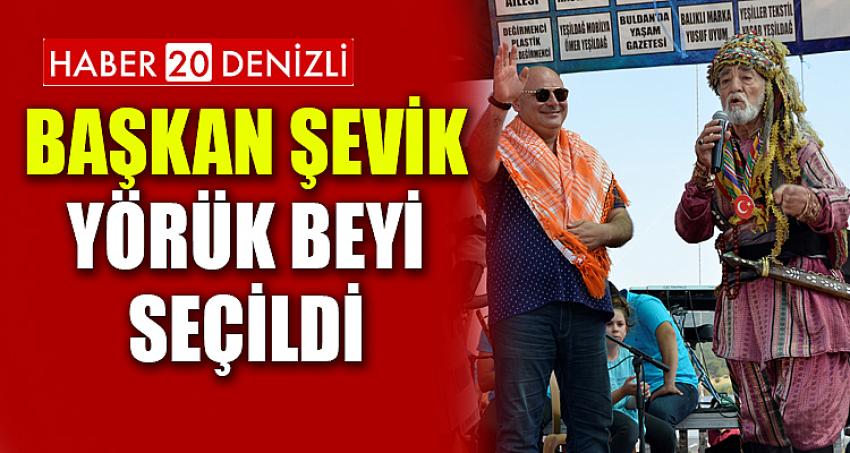 Başkan Şevik, Yörük Beyi seçildi 