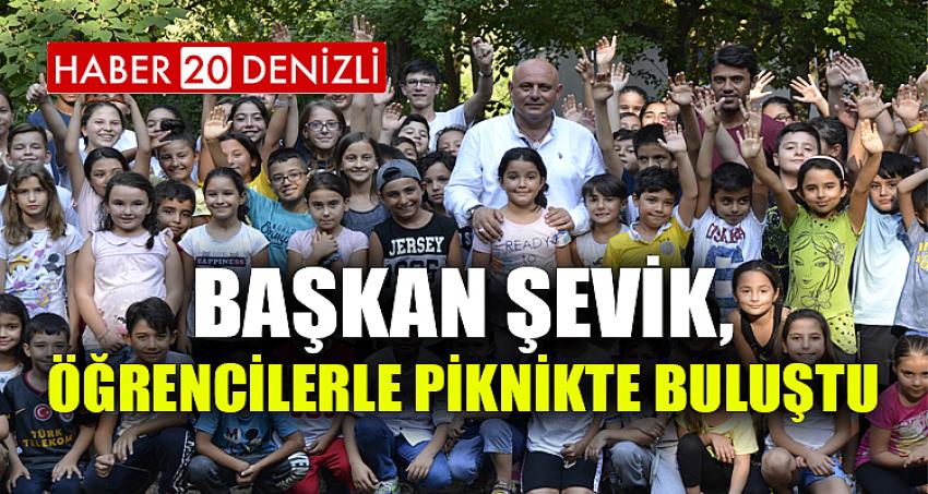Başkan Şevik, öğrencilerle piknikte buluştu
