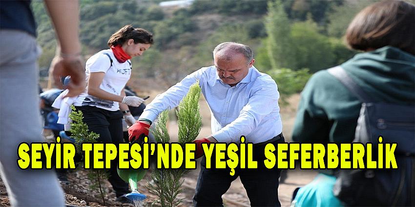 SEYİR TEPESİ'NDE YEŞİL SEFERBERLİK