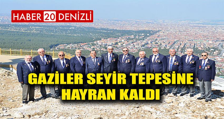 GAZİLER SEYİR TEPESİNE HAYRAN KALDI