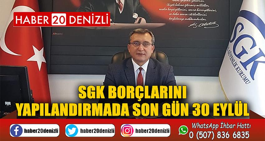 SGK borçlarını yapılandırmada son gün 30 Eylül