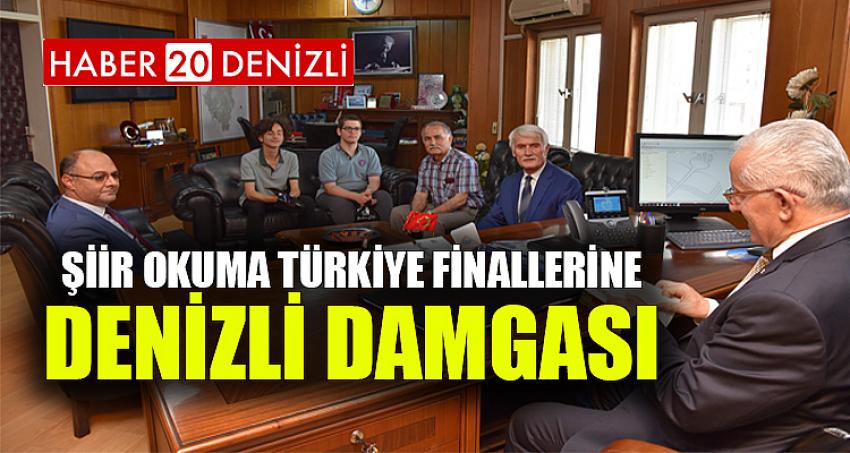 Şiir Okuma Türkiye Finallerine Denizli Damgası