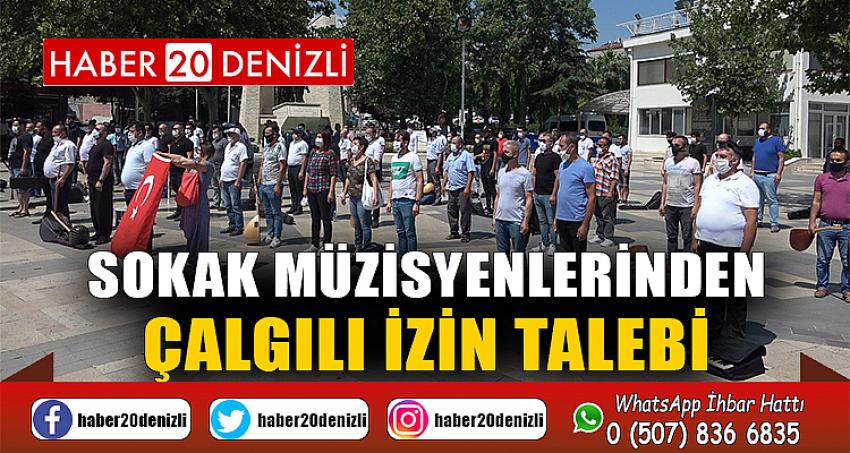 Sokak müzisyenlerinden çalgılı izin talebi