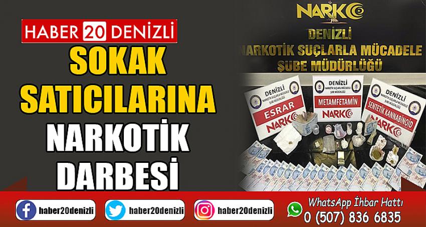 Sokak satıcılarına narkotik darbesi