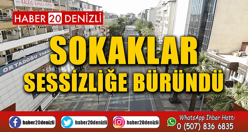 Tam kısıtlamanın başlamasıyla sokaklar sessizliğe büründü