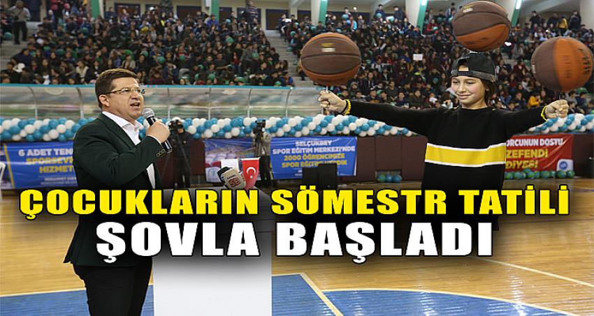 ÇOCUKLARIN SÖMESTR TATİLİ ŞOVLA BAŞLADI