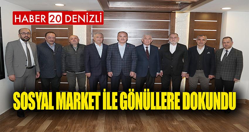 SOSYAL MARKET İLE GÖNÜLLERE DOKUNDU