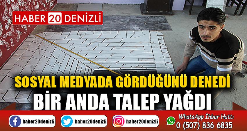 Sosyal medyada gördüğünü denedi, bir anda talep yağdı