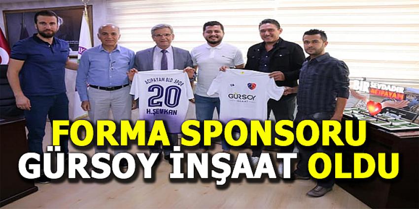 FORMA SPONSORU: GÜRSOY İNŞAAT OLDU 