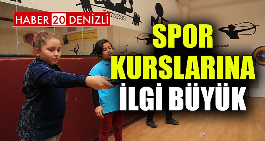 PAMUKKALE’DE ÜCRETSİZ SPOR KURSLARINA İLGİ BÜYÜK