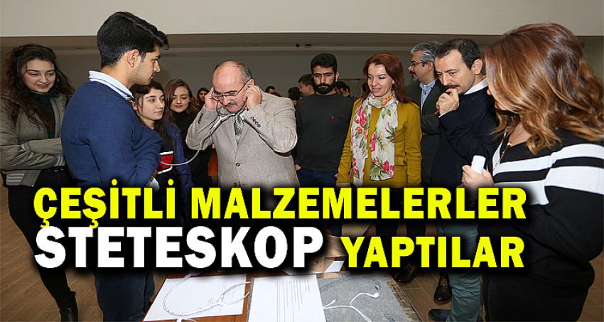 Çeşitli Malzemelerle Steteskop Yaptılar