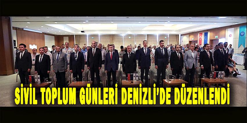 SİVİL TOPLUM GÜNLERİ DENİZLİ'DE DÜZENLENDİ