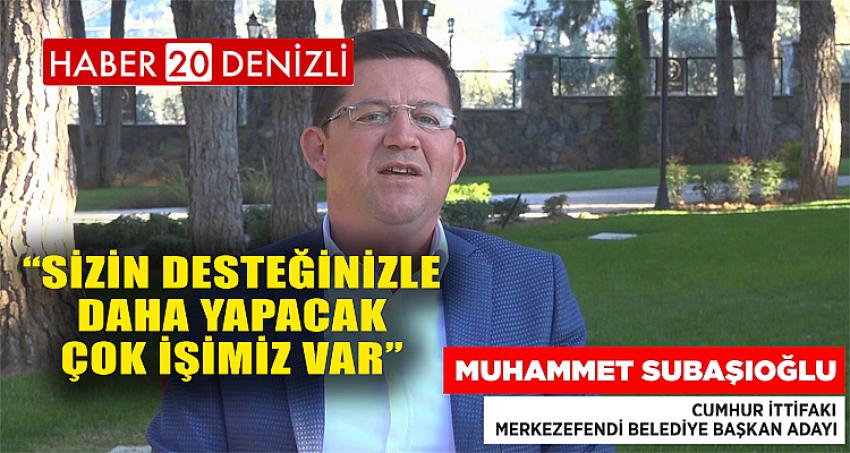 “SİZİN DESTEĞİNİZLE DAHA YAPACAK ÇOK İŞİMİZ VAR”