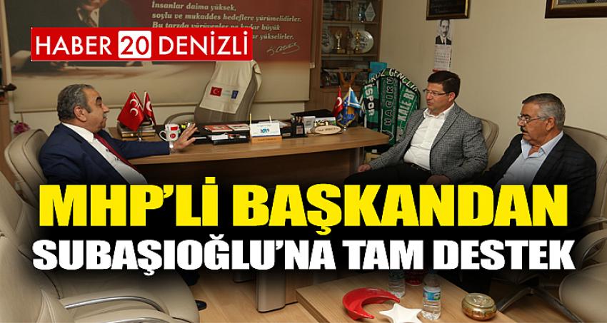 MHP’Lİ BAŞKANDAN SUBAŞIOĞLU’NA TAM DESTEK