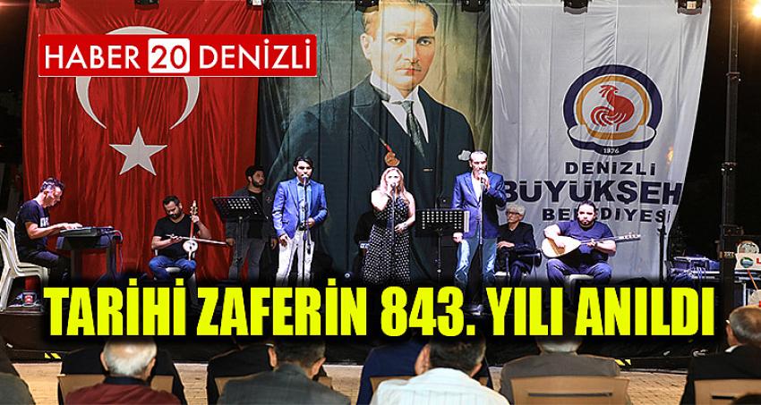 Tarihi zaferin 843. yılı anıldı 