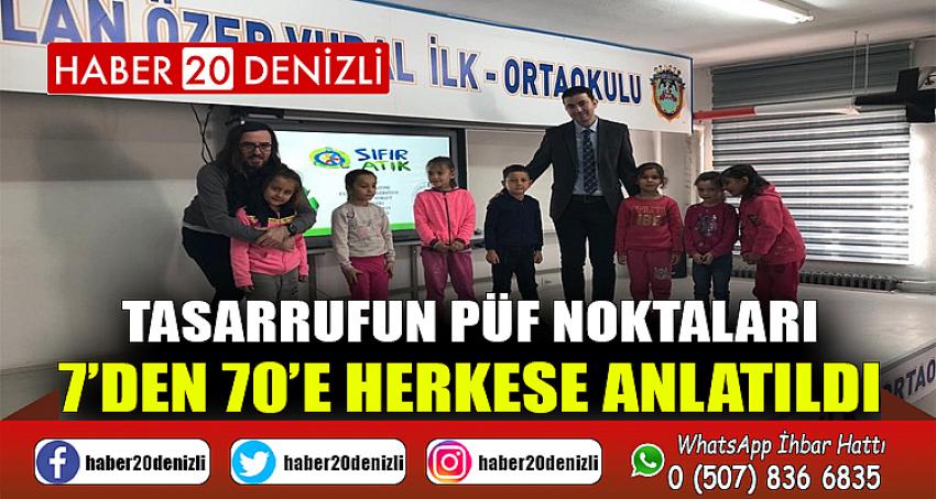 Tasarrufun püf noktaları 7’den 70’e herkese anlatıldı