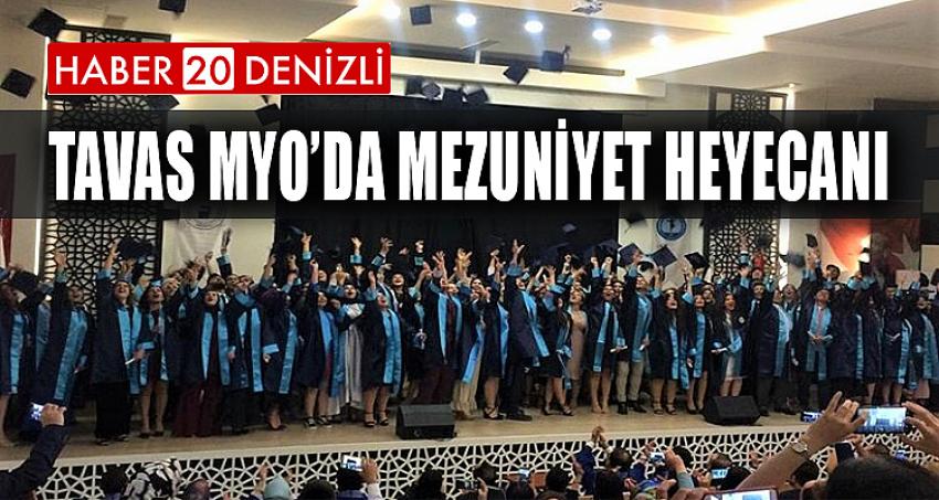 Tavas MYO’da Mezuniyet Heyecanı