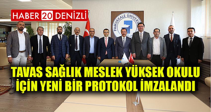 Tavas Sağlık Meslek Yüksek Okulu İçin Yeni Bir Protokol İmzalandı