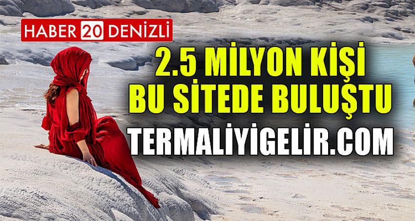 2.5 MİLYON KİŞİ BU SİTEDE BULUŞTU