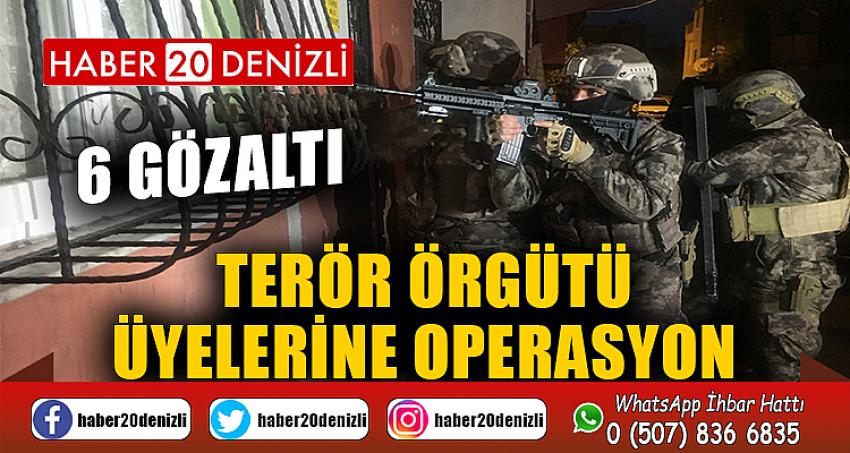 Terör örgütü üyelerine operasyon