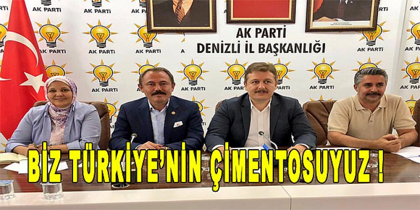 BİZ TÜRKİYE’NİN ÇİMENTOSUYUZ!