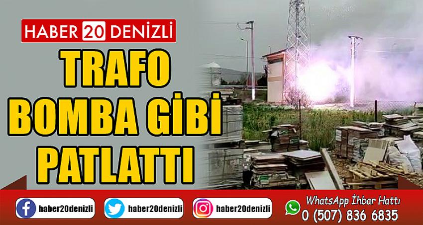 Trafo bomba gibi patlattı