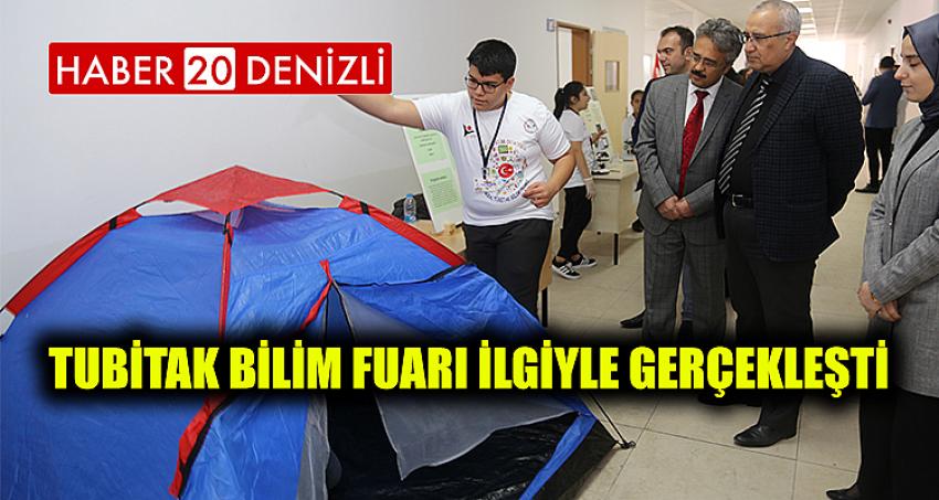 TUBİTAK BİLİM FUARI İLGİYLE GERÇEKLEŞTİ