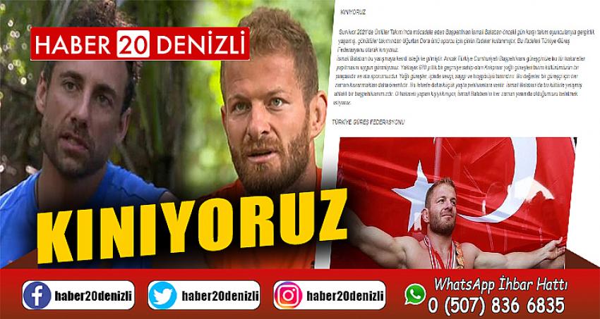 Türkiye Güreş Federasyonu'ndan Survivor yarışmacısı İsmail Balaban için açıklama