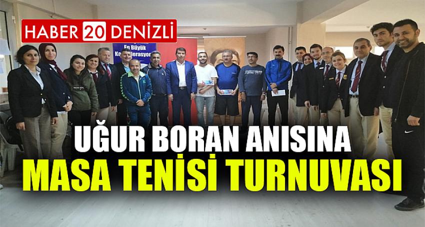 Uğur Boran Anısına Masa Tenisi Turnuvası