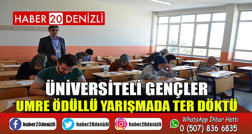 Üniversiteli Gençler Umre Ödüllü Yarışmada Ter Döktü